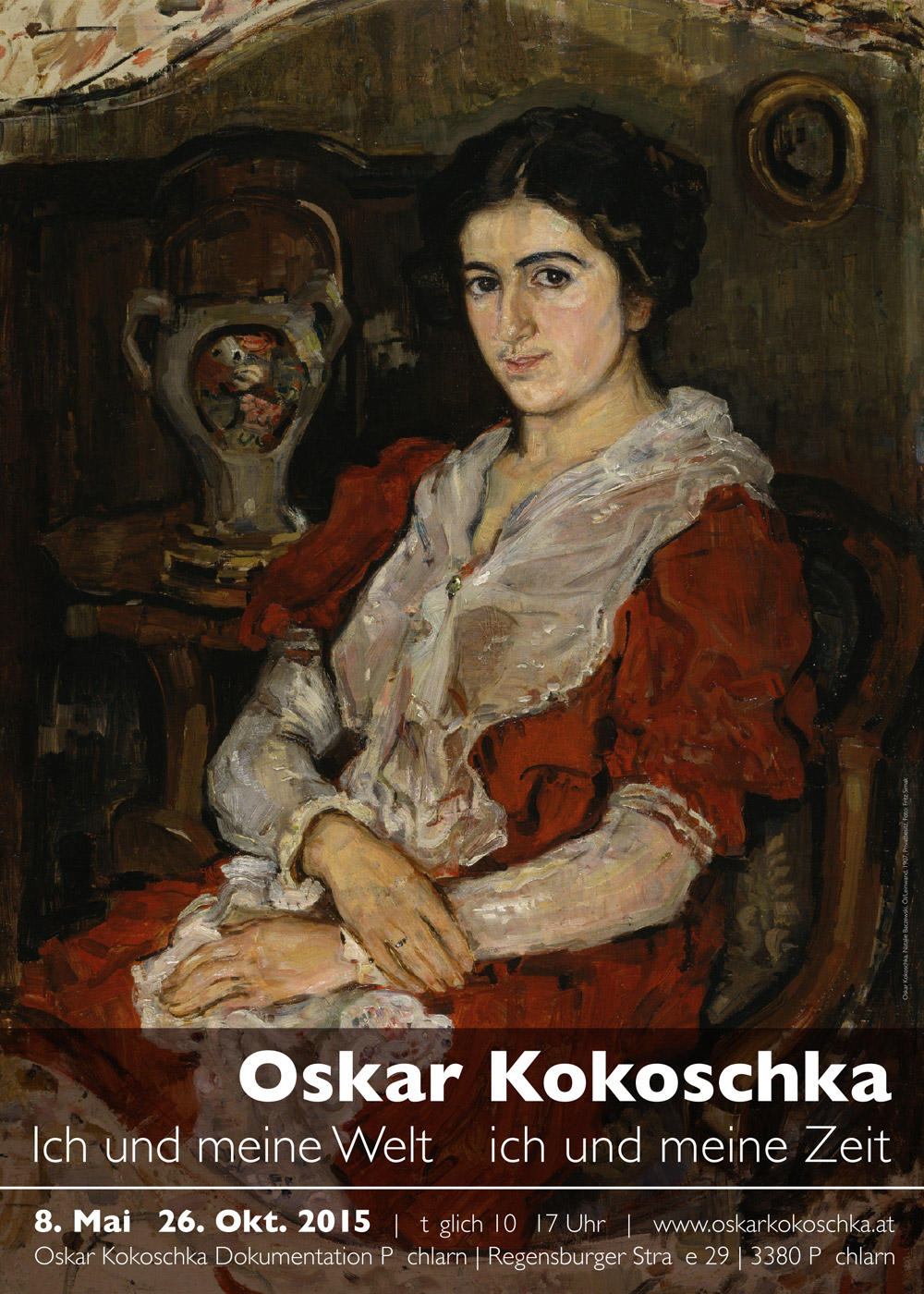 Plakat Oskar Kokoschka Ausstellung 2015